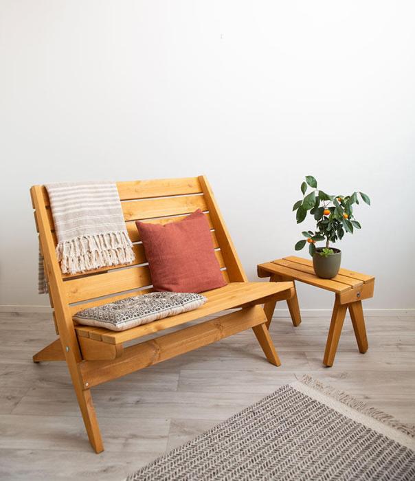 Bild 10, EcoFurn® Double Granny Furu Oljad ockra - Hillerstorp - Bonus Möbler
