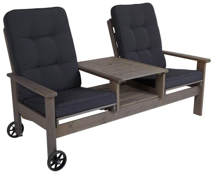 Bild 3, Iduna Hög 56 cm bred Antracit - Brafab - Bonus Möbler