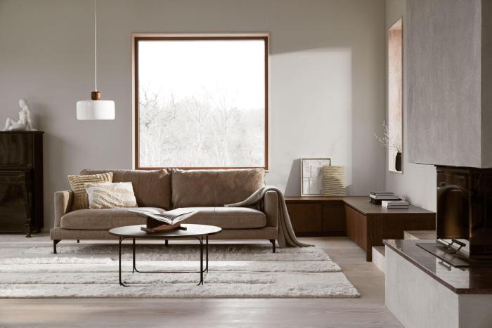 Bild 2, Vilma Tyg Velly Beige - Svenska Hem - Bonus Möbler