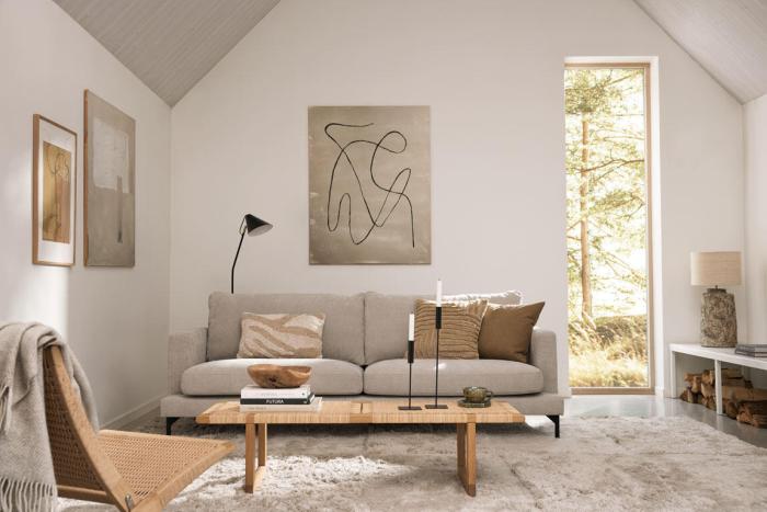 Bild 7, Vilma Tyg Velly Beige - Svenska Hem - Bonus Möbler