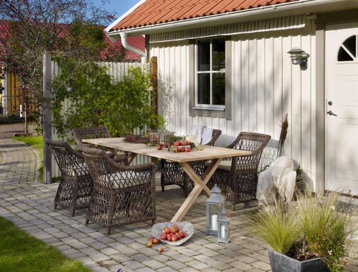 Bild 5, Beatrice Brun / Beige - Brafab - Bonus Möbler