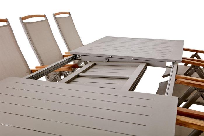 Bild 3, Lomma 194-312X100 cm och Andy Teak - Brafab - Bonus Möbler