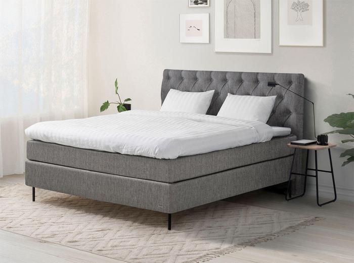Bild 4, Ambassadör+ Classic Edition 180X200 cm, Grey | Jensen Beds | Bonus Möbler