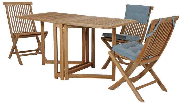 Bild 6, Turin 146X70 cm Teak - Brafab - Bonus Möbler