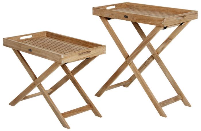 Bild 2, Turin 70X40 cm Hög Teak - Brafab - Bonus Möbler