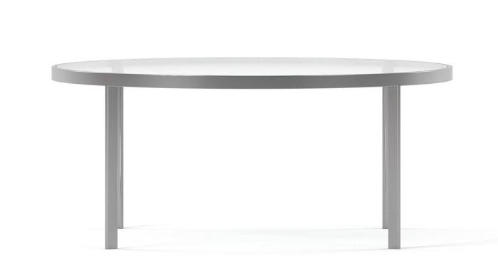 Bild 2, Square Ø93 cm Silvergrå Glas | Englesson | Bonus Möbler