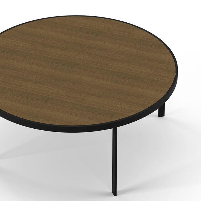 Bild 4, Square Ø93 cm Svart Burned Walnut | Englesson | Bonus Möbler