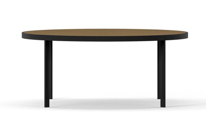 Bild 2, Square Ø93 cm Svart Burned Walnut | Englesson | Bonus Möbler