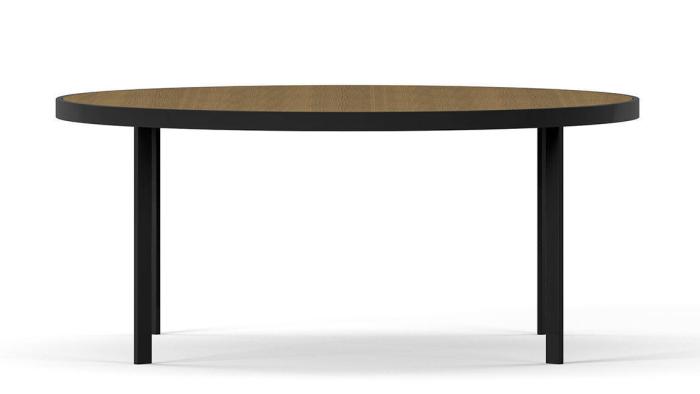 Bild 3, Square Ø93 cm Svart Burned Walnut | Englesson | Bonus Möbler