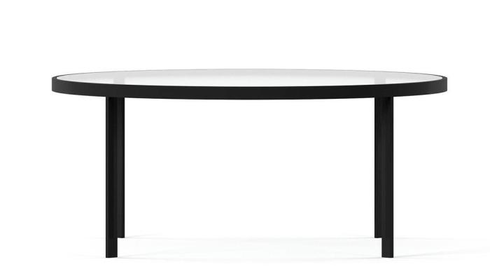 Bild 2, Square Ø93 cm Svart Glas | Englesson | Bonus Möbler