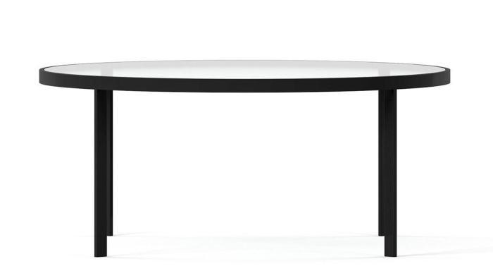 Bild 3, Square Ø93 cm Svart Glas | Englesson | Bonus Möbler