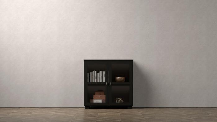 Bild 4, Camden Hög 2 glasdörrar Black - Englesson - Bonus Möbler