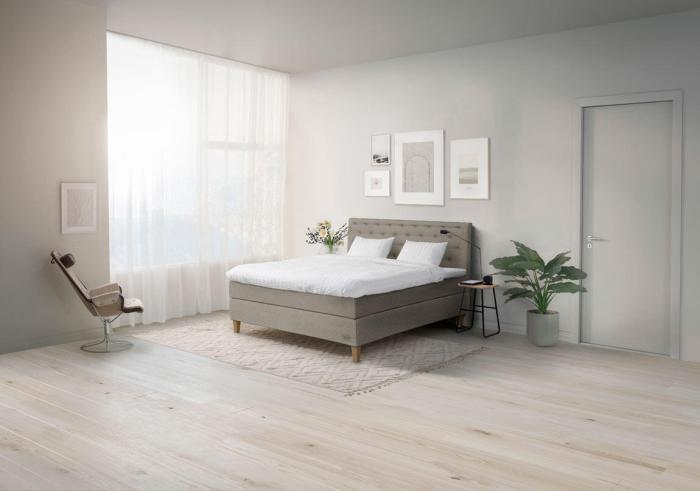 Bild 2, Diplomat Limited Edition med Diva 160X200 cm, Greige | Jensen Beds | Bonus Möbler