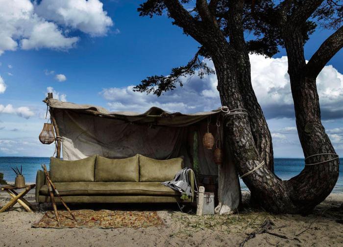 Bild 3, Vision Läder 3-sitssoffa | Burhéns | Bonus Möbler