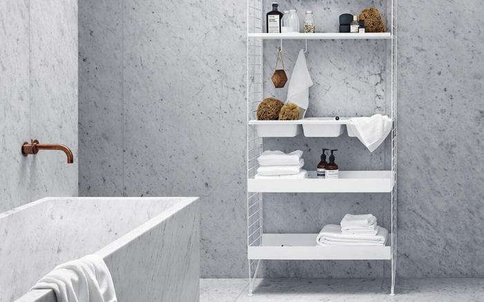 Bild 9, String Krokar För Metallhyllplan 5-Pack Vit - String - Bonus Möbler