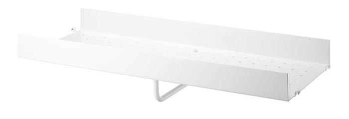 Bild 2, String Stång För Metallhyllplan 30 cm Vit - Utgått - Bonus Möbler