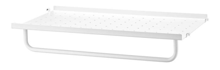 Bild 2, String Stång För Metallhyllplan 58 cm Vit - String - Bonus Möbler