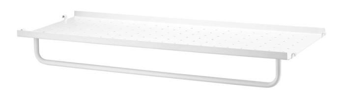 Bild 2, String Stång För Metallhyllplan 78 cm Vit | String | Bonus Möbler