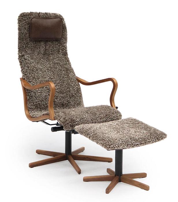 Bild 7, Chic Fårskinn Drake Valnöt | Bröderna Anderssons | Bonus Möbler