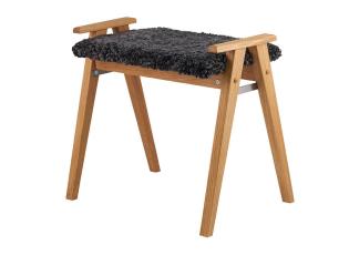 Alme F&aring;rskinn M&ouml;rkgr&aring; Oljad Ek | Oscarssons M&ouml;bel | Bonus M&ouml;bler