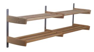 Meja V&auml;gg 115 cm 2 Plan Oljad Ek | Oscarssons M&ouml;bel | Bonus M&ouml;bler