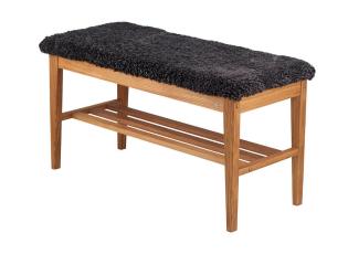 Nadja F&aring;rskinn M&ouml;rkgr&aring; Oljad Ek | Oscarssons M&ouml;bel | Bonus M&ouml;bler