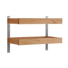 Nadja V&auml;gg 50 cm 2 Plan Oljad Ek | Oscarssons M&ouml;bel | Bonus M&ouml;bler