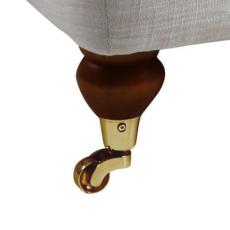 N Mahognybets M&auml;ssingshjul 12,5 cm | Br&ouml;derna Anderssons | Bonus M&ouml;bler