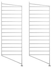 String Golvgavlar 85X30 cm 2-pack Galvaniserad | String | Bonus M&ouml;bler