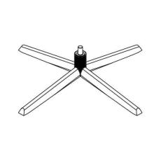 S09 Ek Centrumstolpe Svart Krom - Brunstad - Bonus M&ouml;bler