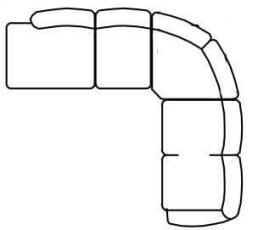 Avslut + 1-Sits + Runt H&ouml;rn + 2-Sits + Arm - Brunstad - Bonus M&ouml;bler