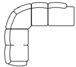 Arm + 2-Sits + Runt H&ouml;rn + 1-Sits + Avslut - Brunstad - Bonus M&ouml;bler