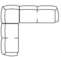 Arm + 2,5-Sits + Rakt H&ouml;rn + 3-Sits Duo (2 Plym&aring;er) + Arm - Brunstad - Bonus M&ouml;bler