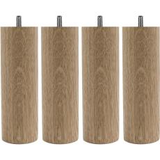 Runt Tr&auml;ben Oljad Ek 14 cm | Jensen Beds | Bonus M&ouml;bler