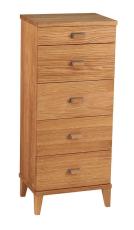 Malva 40 cm 5 l&aring;dor Lackad Ek | Oscarssons M&ouml;bel | Bonus M&ouml;bler