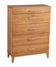 Malva 70 cm 5 l&aring;dor Lackad Ek | Oscarssons M&ouml;bel | Bonus M&ouml;bler