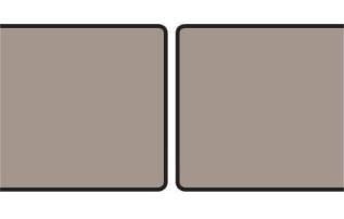 2 Plankor Vertikal 5 mm springa - LIB - Bonus M&ouml;bler