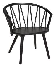 Zigzag Svart Ask | Hans K | Bonus M&ouml;bler