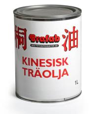 Kinesisk F&auml;rgl&ouml;s Tr&auml;olja 1 liter - Brafab - Bonus M&ouml;bler