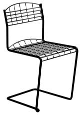 High Tech Stol Svart | Grythyttan St&aring;lm&ouml;bler | Bonus M&ouml;bler