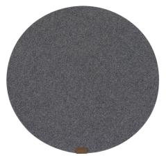 Vilma Ull Rund 60 cm Granit - Shepherd of Sweden - Bonus M&ouml;bler