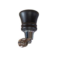 Howard Tr&auml;ben m. Hjul 14 cm Dark Oak / Chrome | Englesson | Bonus M&ouml;bler