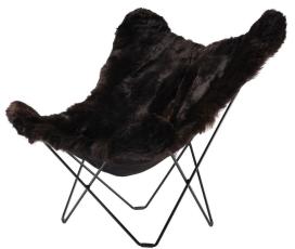 Iceland Mariposa Shorn Black | Cuero Design | Bonus M&ouml;bler