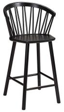 Zigzag 63 cm Svart Ask | Hans K | Bonus M&ouml;bler