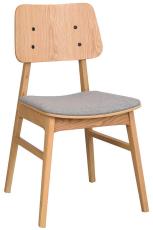 Nagano Lackad ek / Ljusgr&aring; | Rowico Home | Bonus M&ouml;bler