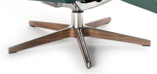 Swivel Valn&ouml;t / Aluminium | Conform | Bonus M&ouml;bler