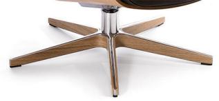 Swivel Lackad ek / Aluminium | Conform | Bonus M&ouml;bler