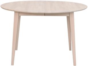 Filippa Runt 120-165X120 cm Vitpigmenterad ek | Rowico Home | Bonus M&ouml;bler