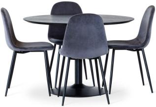 Miles och Thea Sammet Svart Ask | Torkelson | Bonus M&ouml;bler