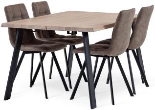Fleet Utst&auml;llda ben och Ruth 160X95 cm och fyra stolar | Torkelson | Bonus M&ouml;bler